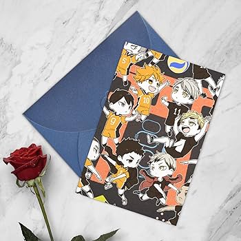 Amazon | キャラクター ハイキュー! ッセージカード レター