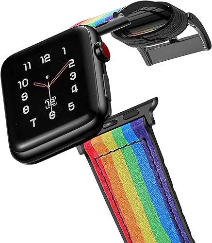 Miniatura 3 de Pride Rainbow - Correa compatible con Apple Watch UltraUltra 2 Band 494645444240381.614 in, para iWatch Series 10, 9, 8, 7, SE, 6, 5, 4, 3, 2,