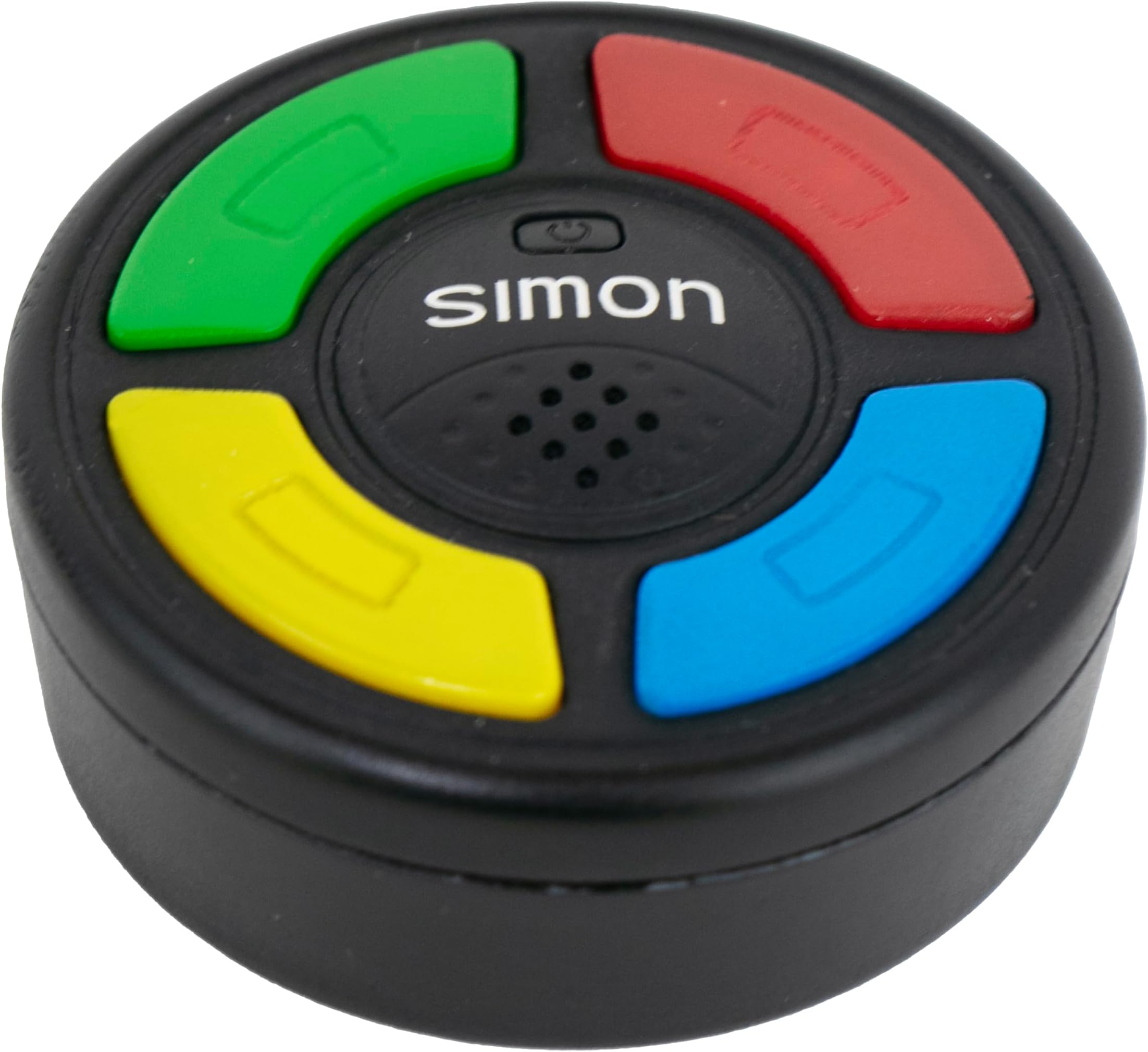 Simon – Exact Replica of The Original Electronic Memory Game - Only 2 inches in Diameter, Featuring Four Color Window Buttons and Authentic Tonal Sounds - Recommended for Ages 6+