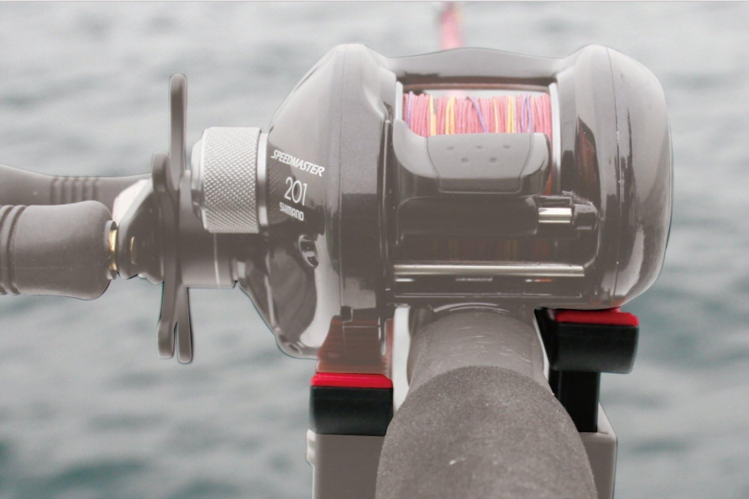 Daiichi Seiko 02032 Uketaro Rod Holder, Rod Holder, Double Bearing, Black