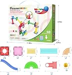 PicassoTiles® 40pc Marble Run Building Blocks PTG40
