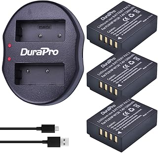 DuraPro 3Pcs 1260mAh NP-W126 NP W126 Battery + Dual USB Charger for Fujifilm NP W126 NP W126S Fuji FinePix HS30EXR X-A1 X-A2 X-E1 X-E2 X-E2S X-H1 X-M1 X-Pro1 X-Pro2