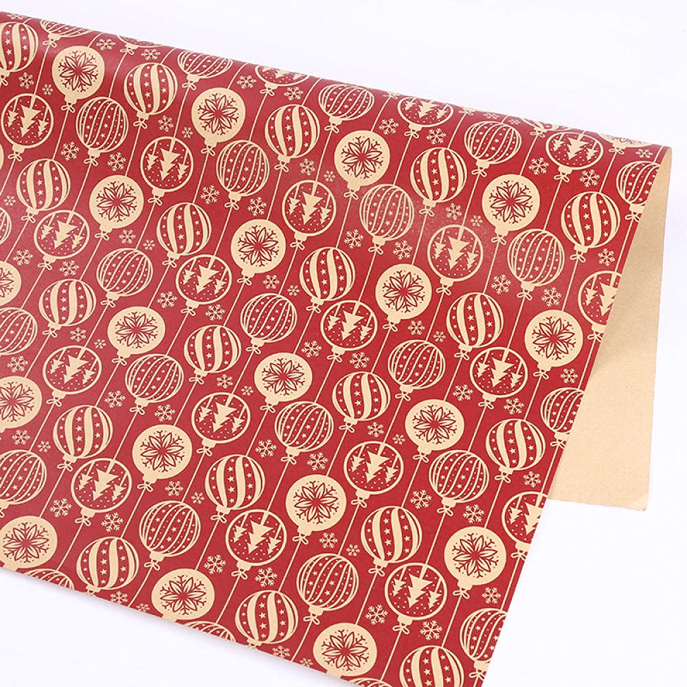 Papier Do Pakowania Prezentów Papier Do Pakowania Prezentów10 Pc Grube Boże Narodzenie Kraft Pakowanie Papier Kwiat Papier Papier Pudełko Boże Narodzenie Prezent Papier Do Pakowania-H.