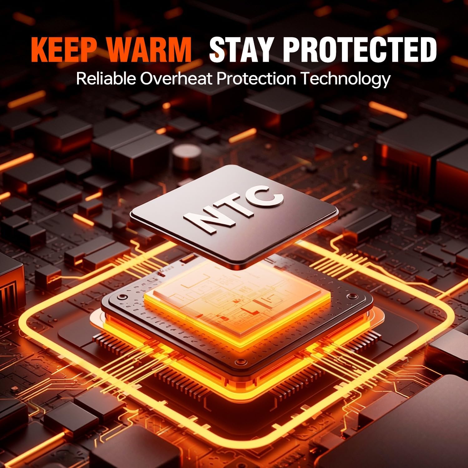 Heated Jacket for Men with 12V High-Capacity Battery Pack Windproof Waterproof Soft Shell Electric - Image 5