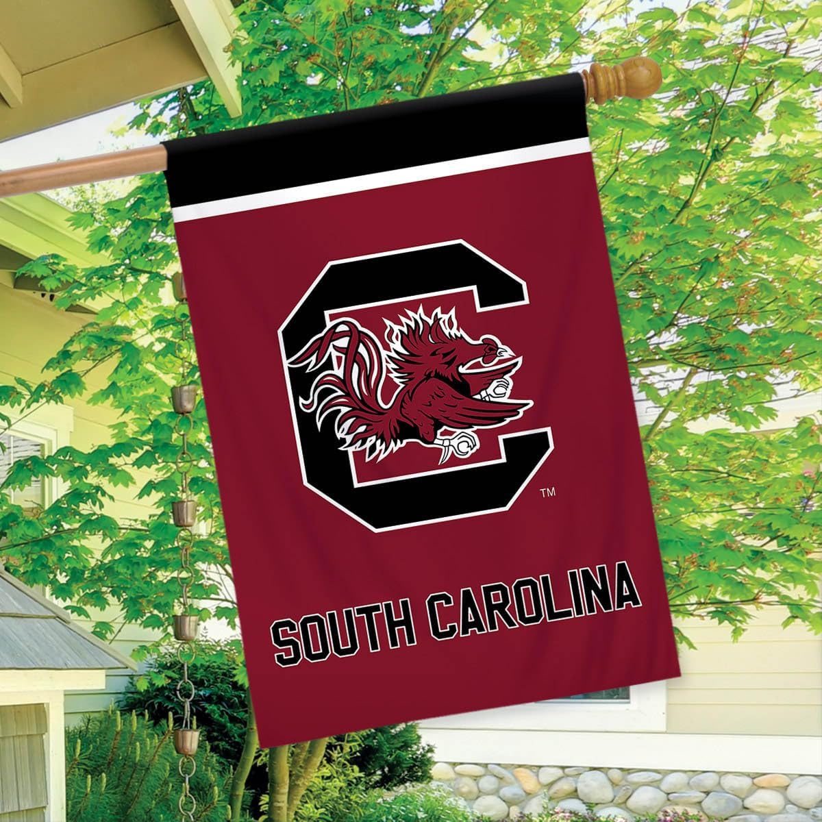 Briarwood Lane House Flag 40x28 For Outdoor South Carolina Fighting Gamecocks NCAA Licensed House Flag - Image 3