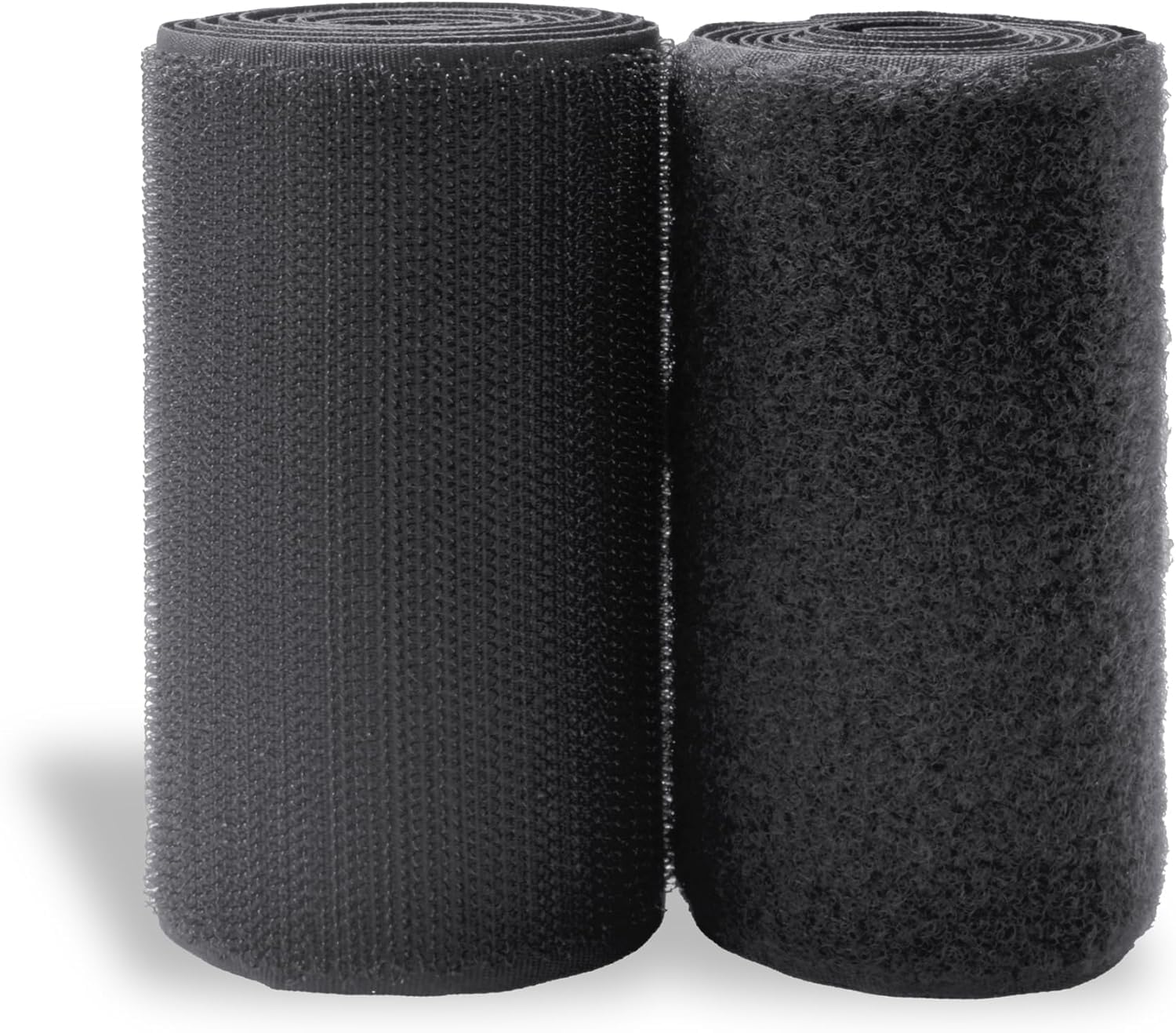 4 inch Dark Grey Hook and Loop Tape 1 Yards Length Non-Adhesive Hook and Loop Rolls Nylon Sewing Fasteners Sheets Interlocking Tape Sew On Ideal for