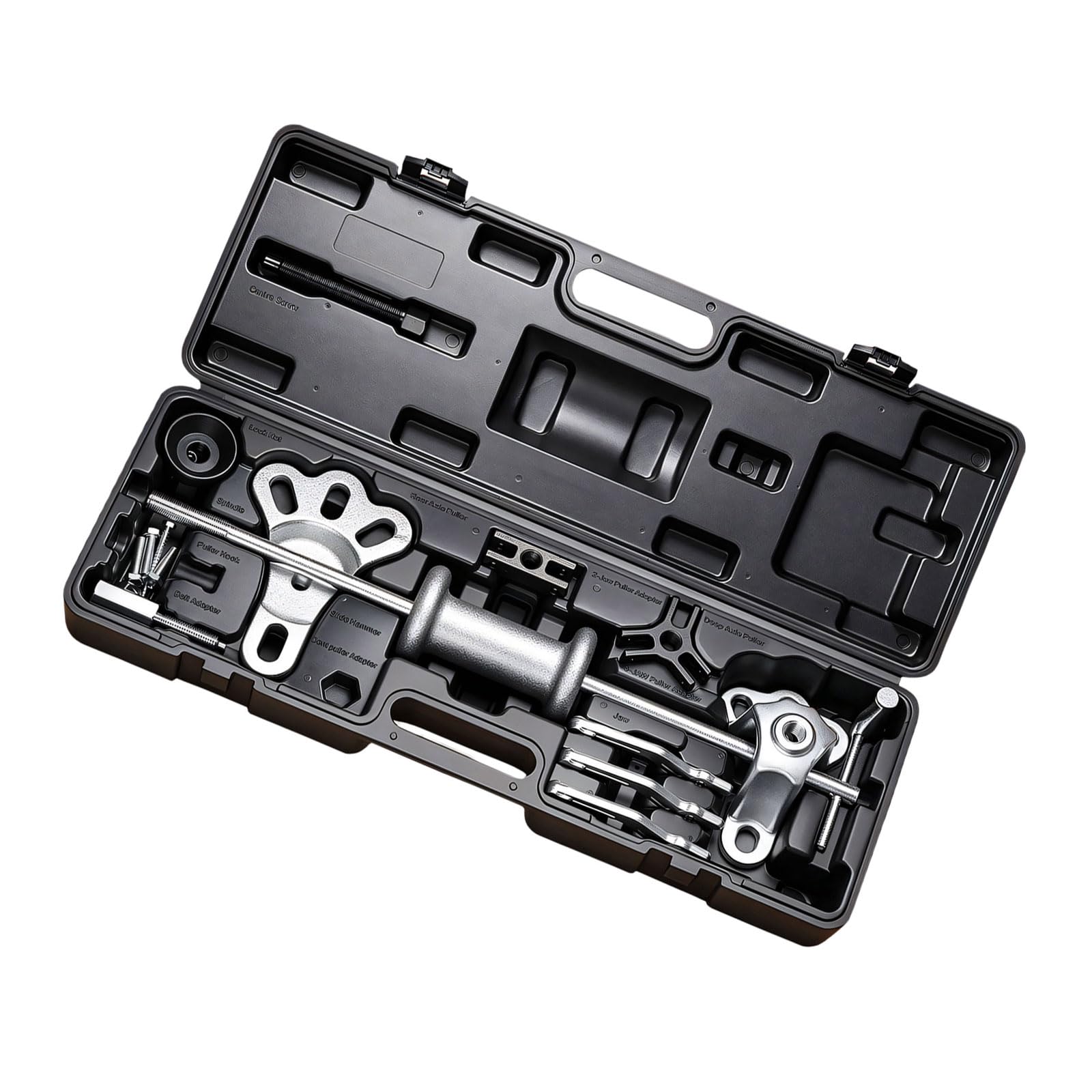 Hsioluted 20Pcs Heavy Duty Carbon Steel Hammer Puller Set For Front Wheel Hub Bearing Removal Rear Wheel Shaft Hub Shaft Heavy Duty Mild Steel Puller Set