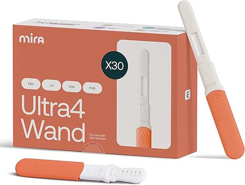 Miniatura 11 de Mira Fertility MAX Varitas, Tiras de prueba de ovulación para mujeres, Monitorear y detectar la ovulación en casa, Rastrear PdG, LH y E3G, Usar