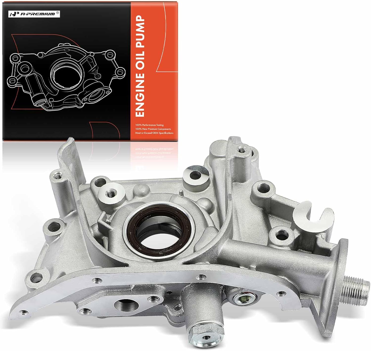 A-Premium Engine Oil Pump for 1.5L 1.6L - Compatible with Hyundai Accent 1995-2002/2004-2005, Replace# 2131022011