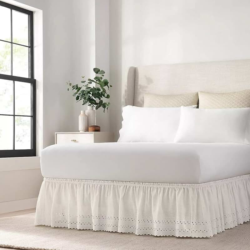 king size bed skirts 15 inch drop
