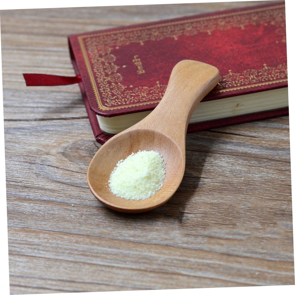 PRETYZOOM 4Pcs Mini Wooden Spoons for Lightweight Handle Ice Cream Sugar Spoons for Cooking Jam and Food Kitchen Gadgets Natural Color