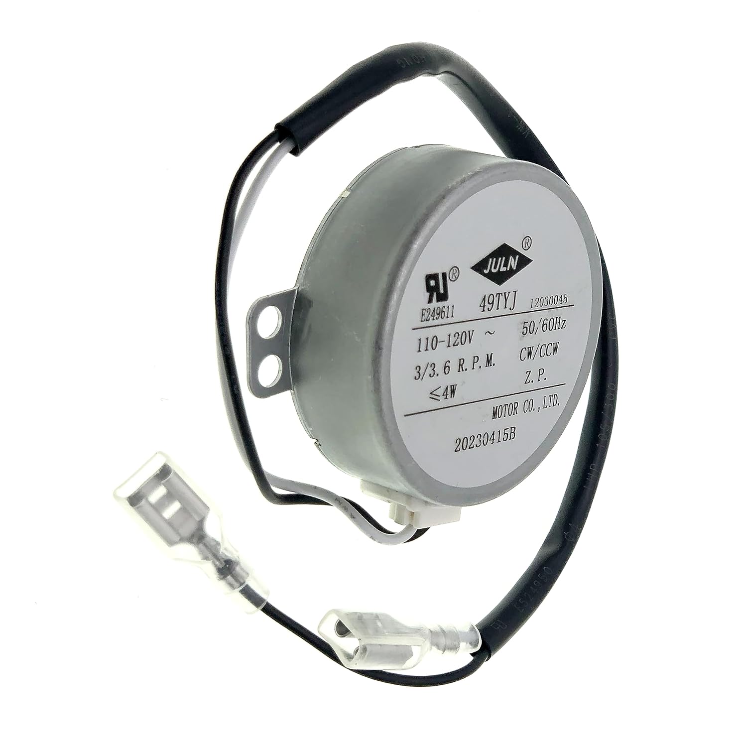 49TYJ 110V~120V Ice Machine Synchronous Motor Compatible with Commercial Household Ice Cube Machine HZB-12/A HZB-12/B HZB-12/H HZB-12/G HZB-22BF HZB-15 HZB-12YLR HZB-20YLR, Replaces 50TYZ-E 50/60Hz.