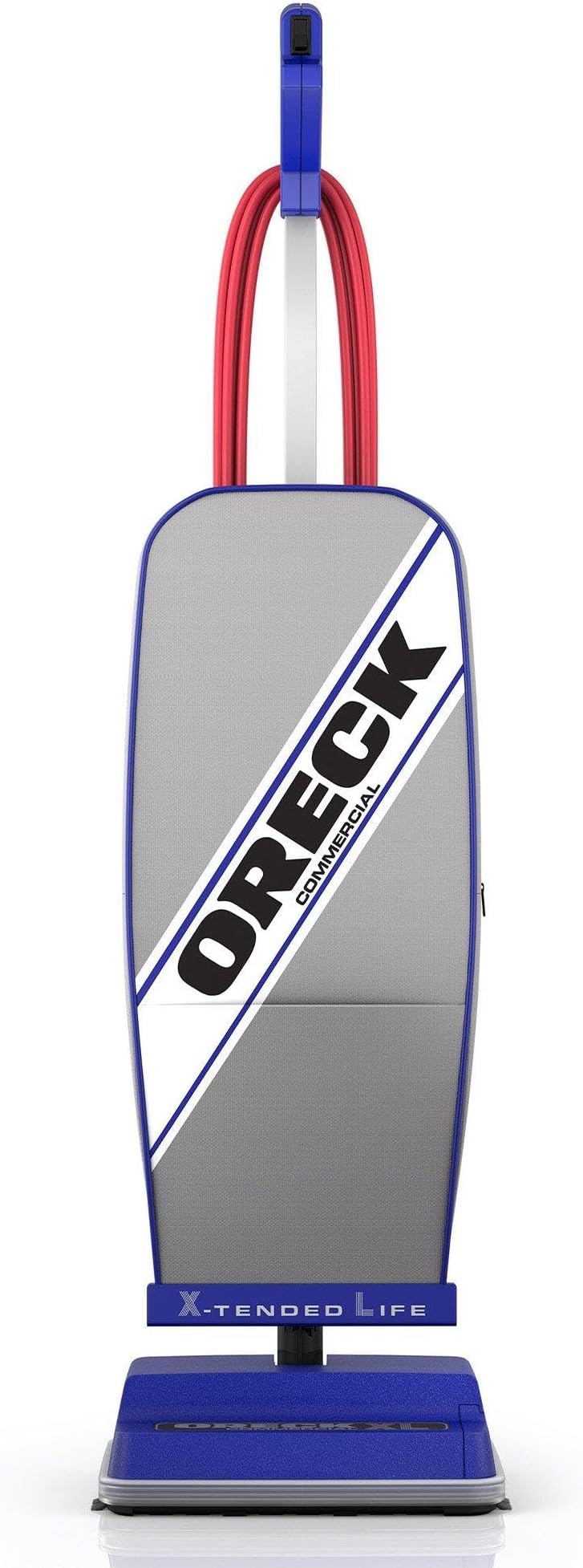 ORECK XL COMMERCIAL Upright Vacuum Cleaner, Bagged Professional Pro Grade, For Carpet and Hard Floor, XL2100RHS, Gray/Blue