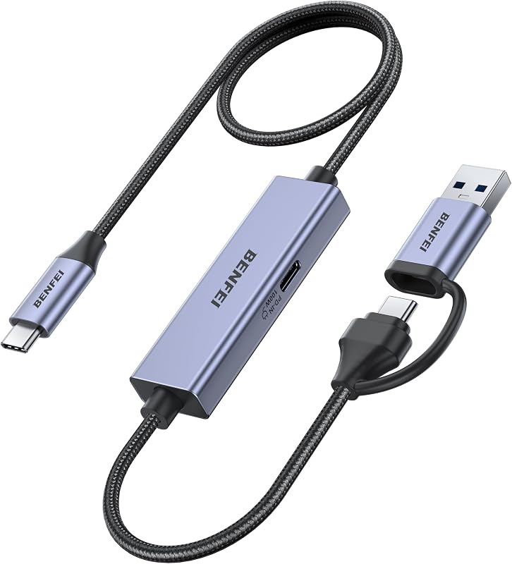 USB C Video/Audio Capture Card Supporting Full HD 1080P 60FPS for Streaming, Recording, Gaming, Compatible with Switch, PS4, PS5, Xbox, Work with PC/Windows/Mac OS