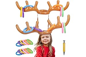 Interactive Inflatable Reindeer Antler Toss Game