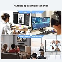 Vista 8 de Mini PC HIGOLEPC, Celeron Intel J4125 Mini Computadoras 8GB DDR4 128GB eMMC sin ventilador Mini PC Soporte Dual HDMI 4K, WiFi 6.0, BT 5.2