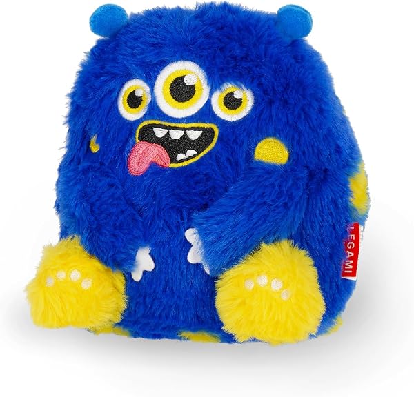 LEGAMI - Peluche Super Soft!, thème Monster, Format Mini, avec Carte d'Identité Personnalisable, Tient Debout, 14x15x12 cm - 2