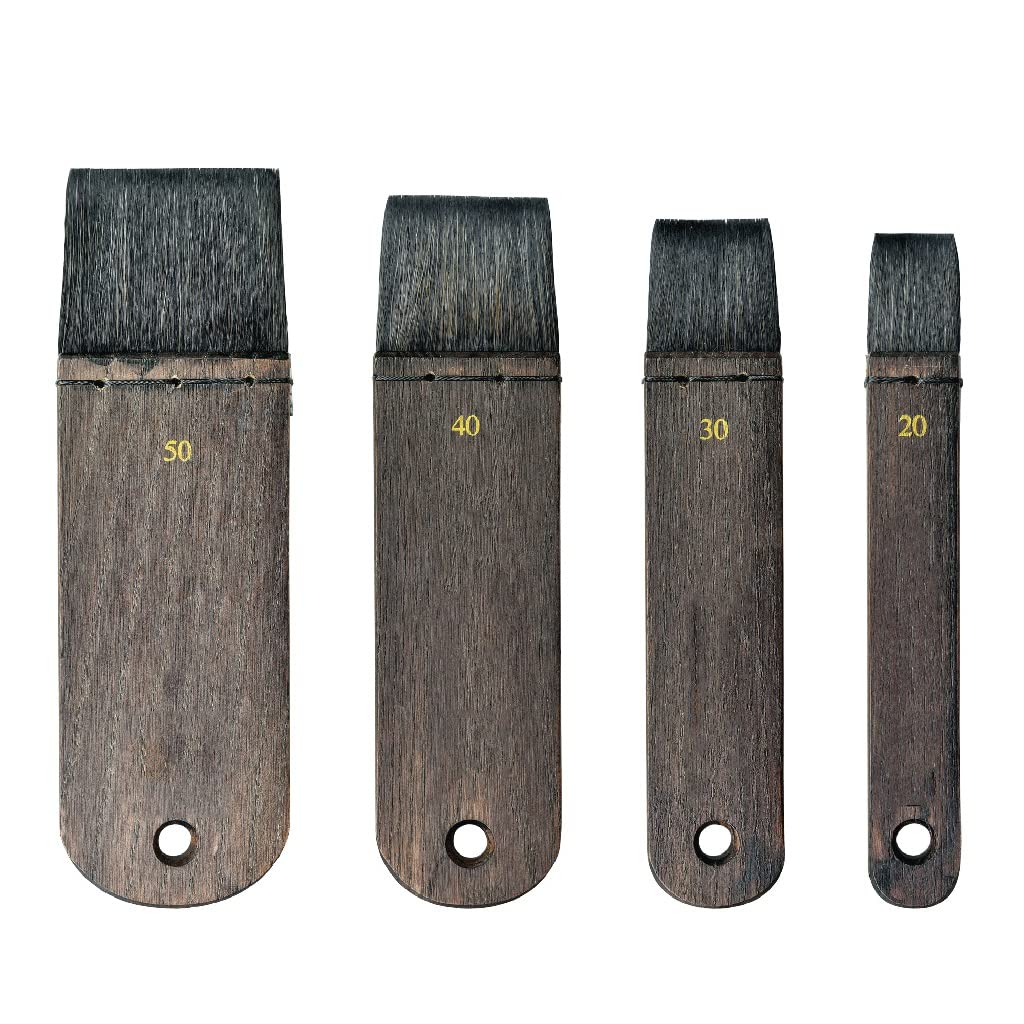 Pelo Mango de Madera Suministros para Arte en Acuarela Pincel Dibujo del Artista (D como se Muestra)