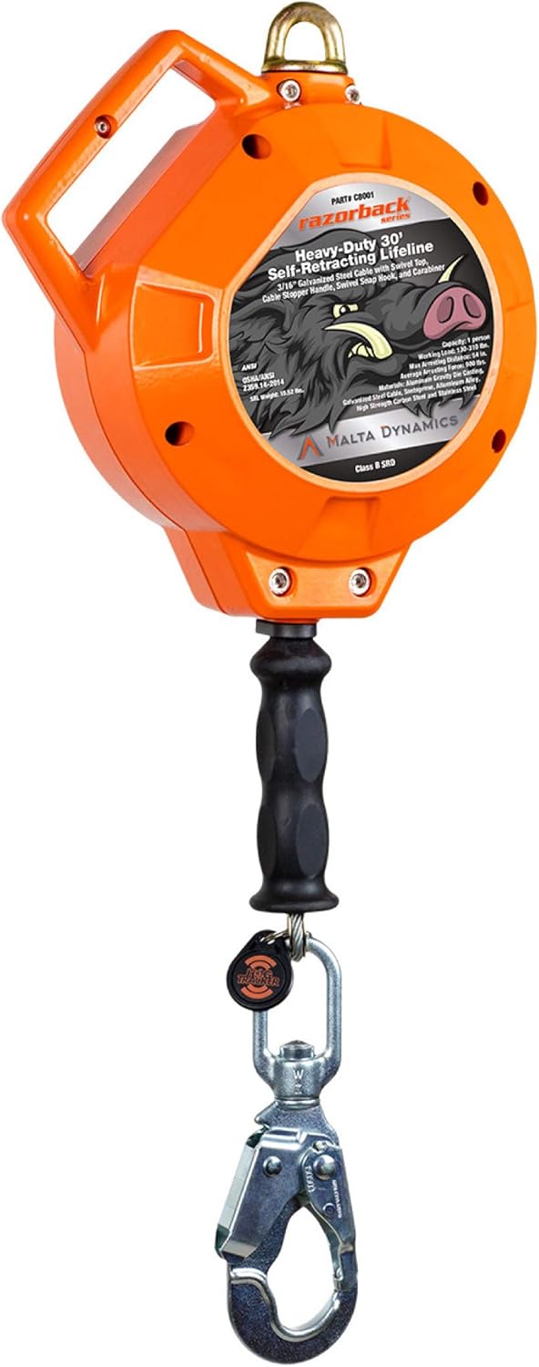 Buy Malta Dynamics Razorback 30' HeavyDuty Self Retracting Lifeline
