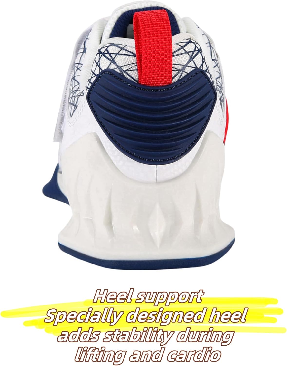 Weight Lifting Shoes for Heavy Weightlifting Gym Powerlifting for Crossfit Lifting Training Footwear for Men Squat with Rubber Non-Slip Sole