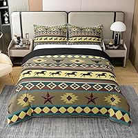 Vista 18 de Erosebridal - Juego de funda de edredón bohemia 100% algodón orgánico, diseño ondulado, cama individual, funda de edredón bordada con arco iris