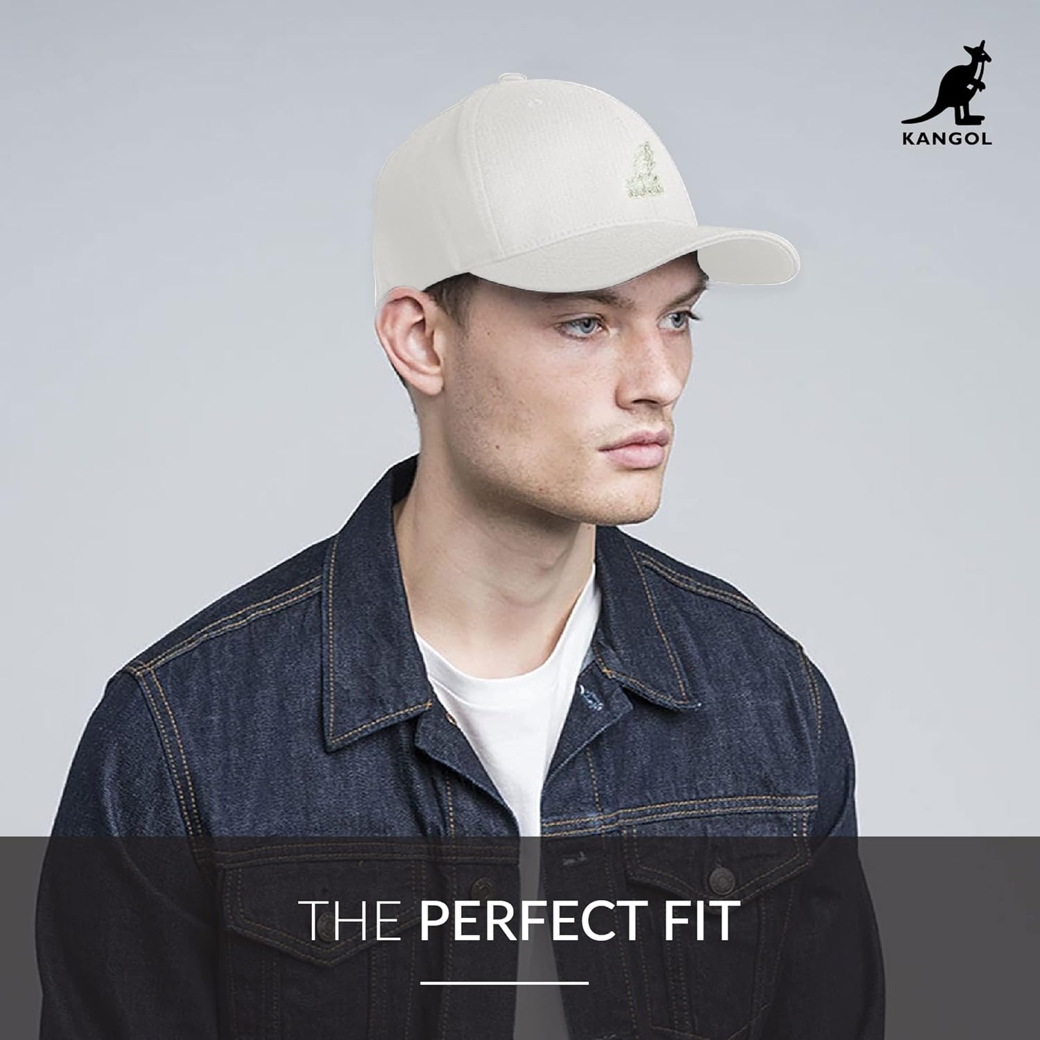 Kangol Men, Women Wool Flexfit Baseball Large-X-Large White