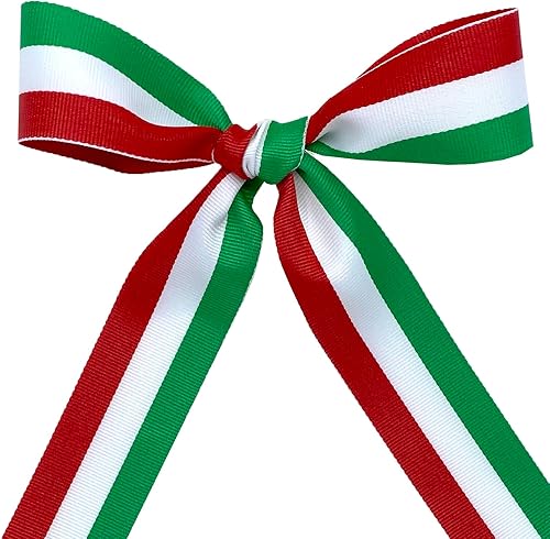 Miniatura 3 de Morex Ribbon 9950920-816 - Cinta decorativa de poliéster a rayas, 20 yardas, italiana, 1-12 pulgadas