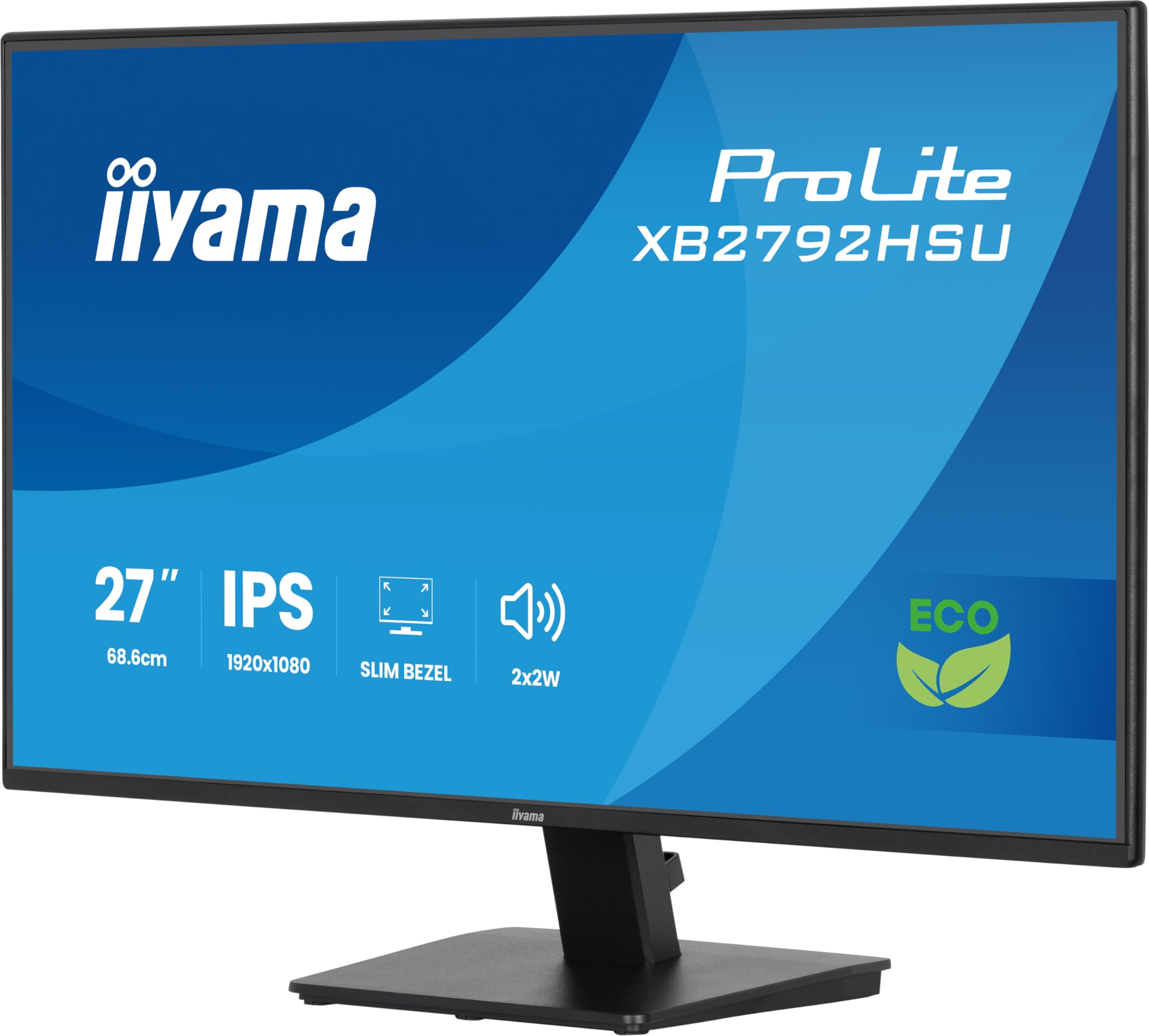 iiyama X2792QSU-B1-27, IPS, 2560 x 1440/120 Hz, 1H1DP