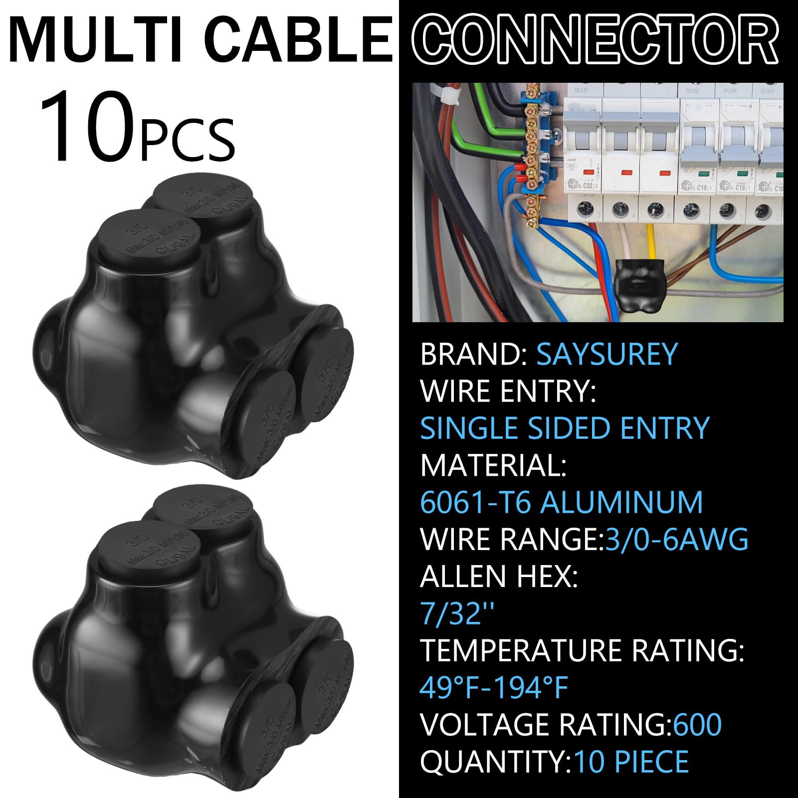 Insulated Wire Connectors - 10 Pack -2