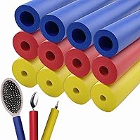 Vista 1 de Paquete de 12 tubos de agarre de espuma para utensilios, herramientas, bolígrafos, 3 tamaños, agarre cómodo para ancianos, discapacitados, artritis