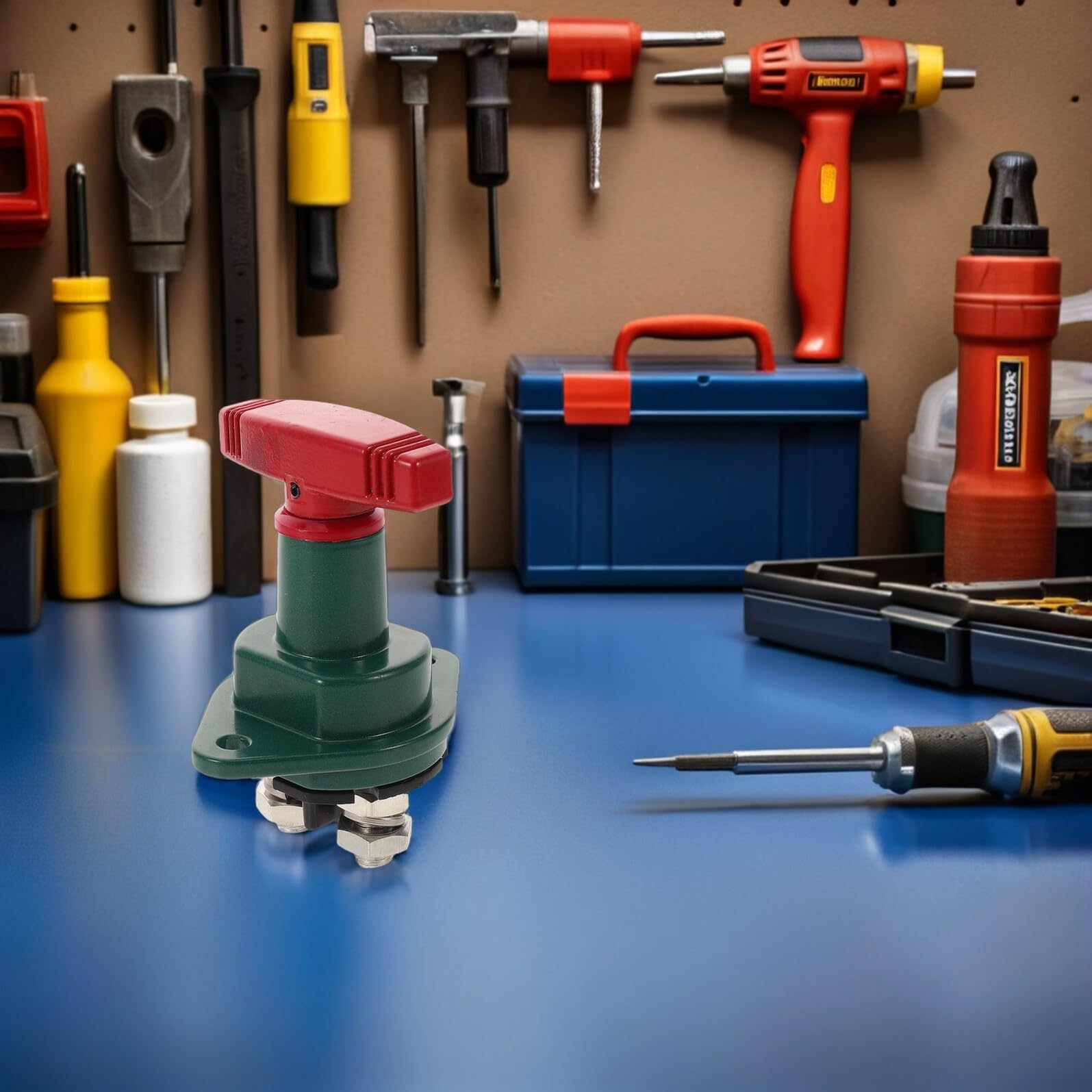 Interruttore di Disconnessione Batteria 12-24v 300a per Auto Camper Barca, Dispositivo Elettrico di Interruzione Alimentazione Protezione Emergenza e Resistenza Anticorrosione