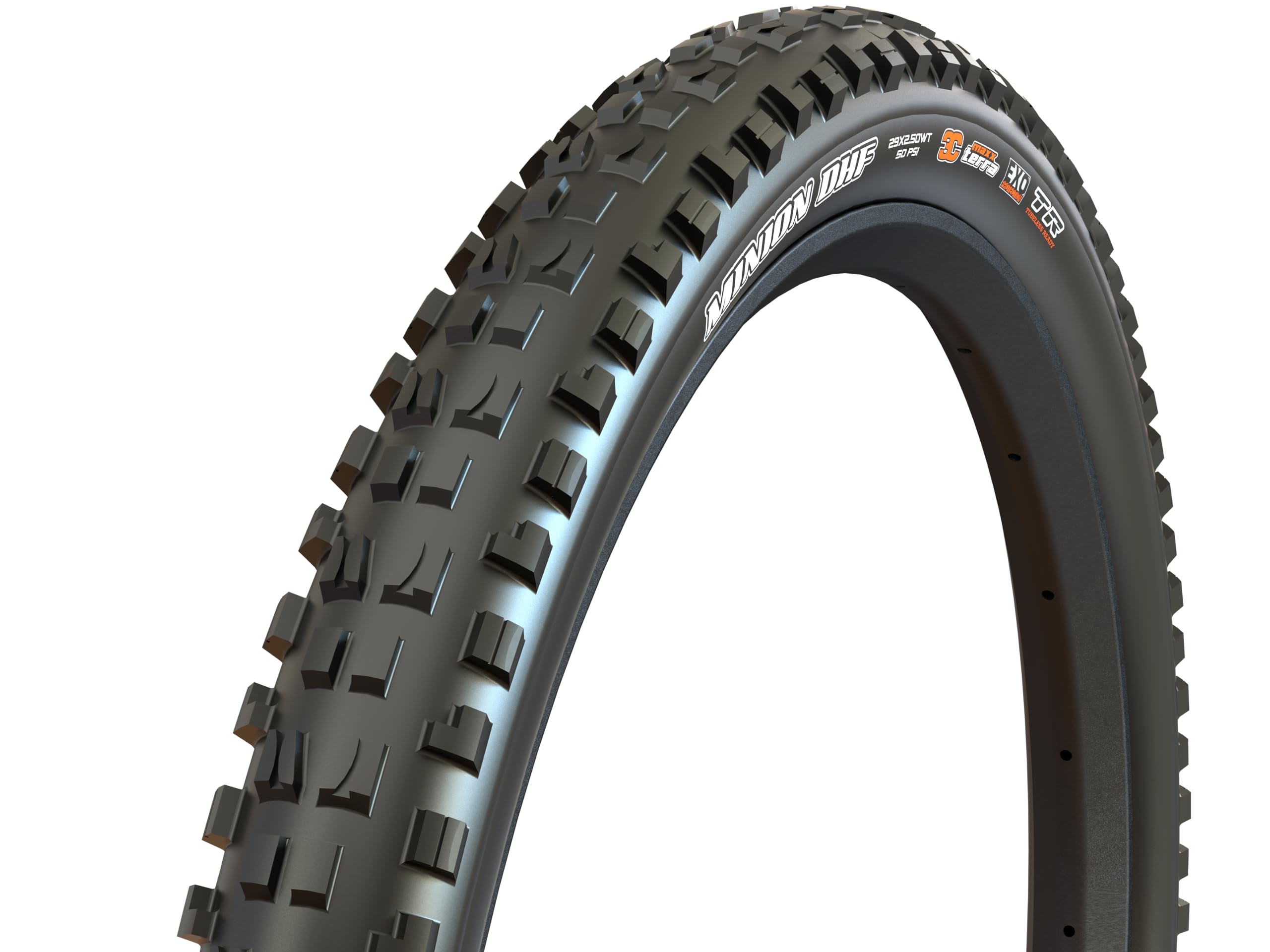 Maxxis Minion DHF MTB Tyre - 27.5'' x 2.3'' (Black) Folding Dual EXO TR
