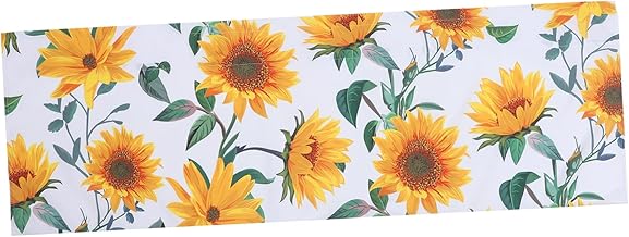 GOOHOCHY Cortinas Persianas Decoração Sanefas De Cozinha Para Janelas Cortina Curta De Cozinha Cortina De Janela De Banheiro Meia Cortina Cortina Curta Girassol Sem Perfuração X4 Cortina