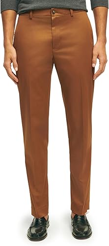 Brooks Brothers Men's Regular Fit Stretch Lightweight Advantage Chino Pants, Bro