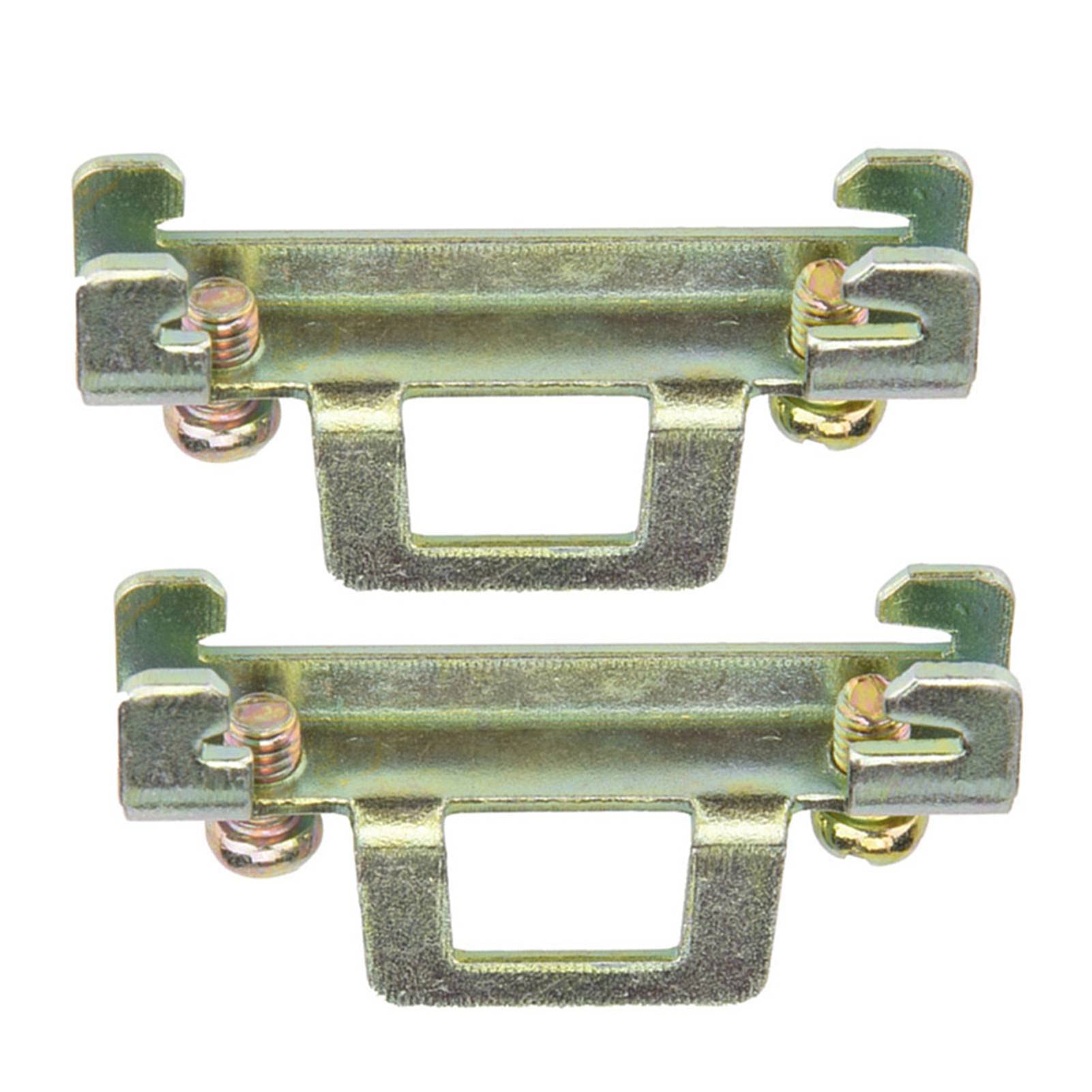 10 Sztuk 35 mm Metalowa Szyna DIN, Stała Śruba Zaciskowa, Typ Klips Mocujący do Przekaźników i Urządzeń Elektrycznych (Model Metalowy 11)