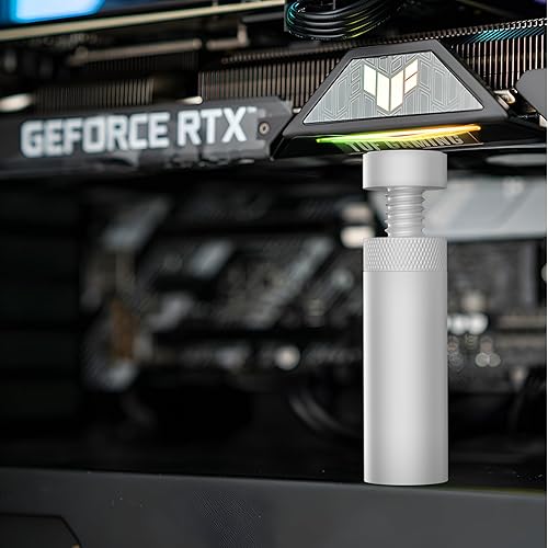 Miniatura 6 de Soporte de GPU Oddtone, Soporte Ajustable de Altura Vertical Antihundimiento con Imán y Lámina Antideslizante, Soporte de GPU para Prevenir el