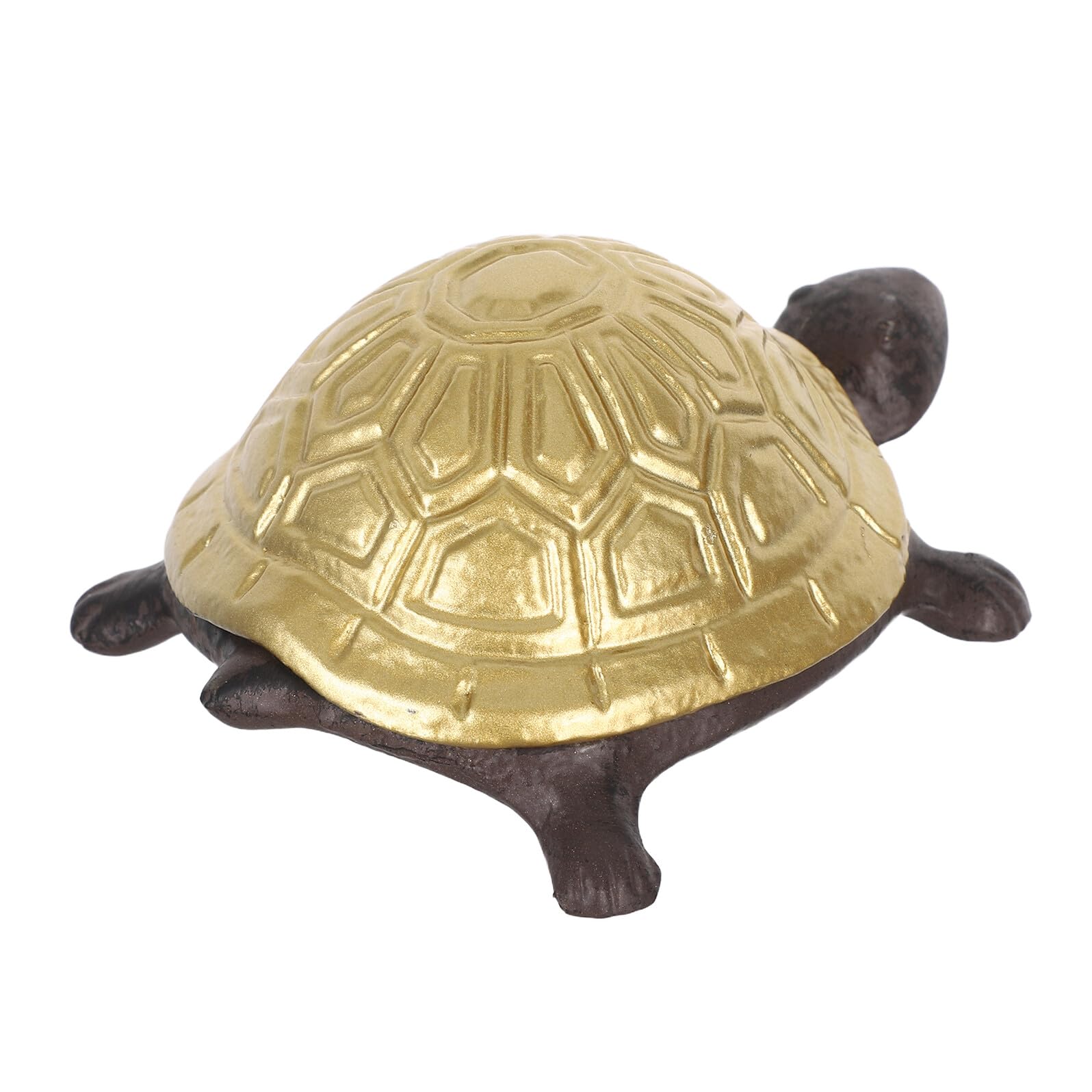 Cache-clés extérieur en fonte Abaodam tortue vintage dorée boite a cle securisee jardin