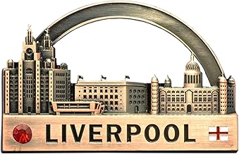 Liverpool Water Front Bronze Fridge Magnet