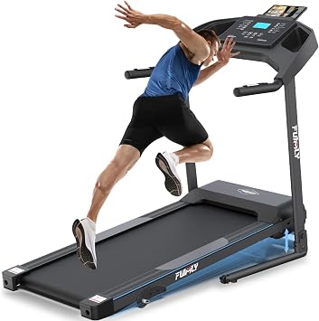 Treadmill with Incline & Sit Up Bench, Smart Treadmills for Home with Body Fat Measurement & Heart Rate Sensor, 3.5HP Foldable Heavy Duty Treadmill 350 LB Capacity Multifunction Exercise Equipment