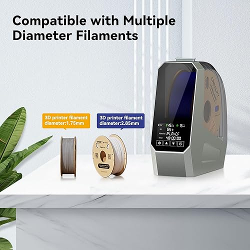 Miniatura 6 de Creality - Caja secadora de filamentos oficial Space PI, caja secadora de filamentos para impresora 3D mejorada con calefacción de 360, caja de