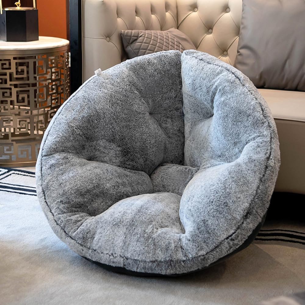 TAIUTYU床置き用のかわいい丸いクッション。高反発で座り心地も良く、オフィスや車内での使用にも適しており、腰のサポートにも最適で