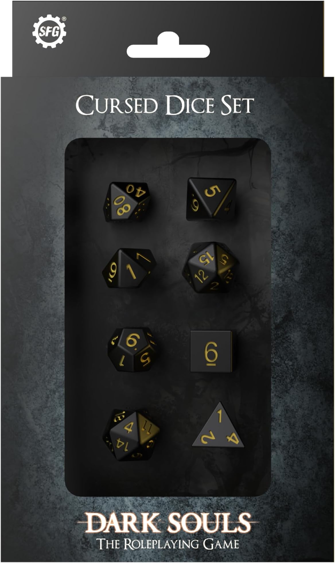 – Dark Souls Roleplaying Game: Cursed Dice Set