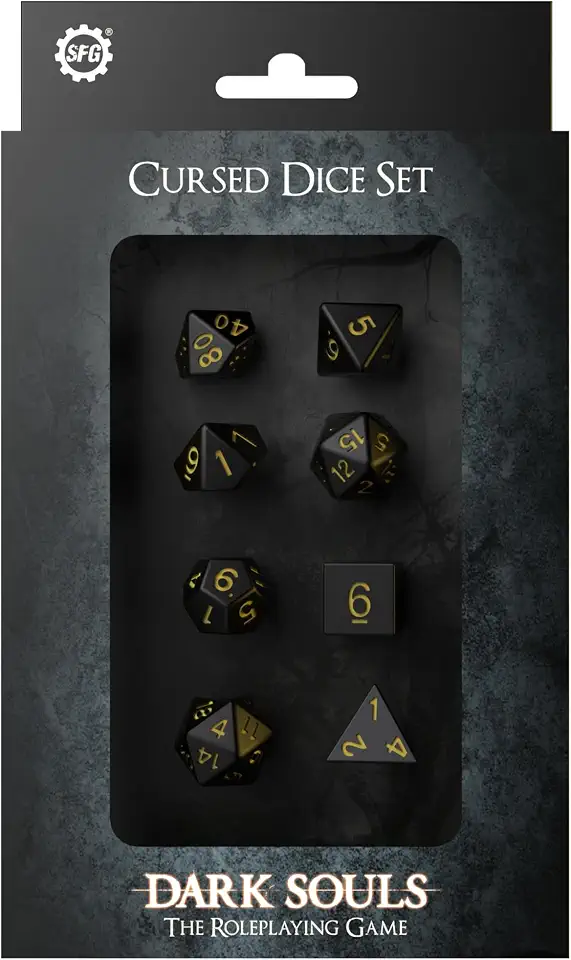 Steamforged Games Dark Souls The Roleplaying Game Cursed Dice Set