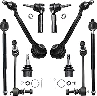 Vista 93 de Detroit Axle - Kit de suspensión delantera RWD de 10 piezas para Chevy GMC Silverado Sierra 1500 1999-2006, 2 brazos de control superior, 2 rótulas
