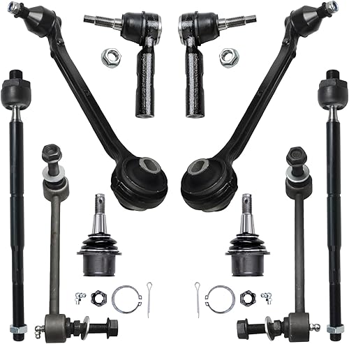 Miniatura 170 de Detroit Axle - Kit de suspensión frontal de 10 piezas para Ford Ranger Mazda B2300 B2500 B3000 B4000, 2 brazos de control superiores, 2 rótulas