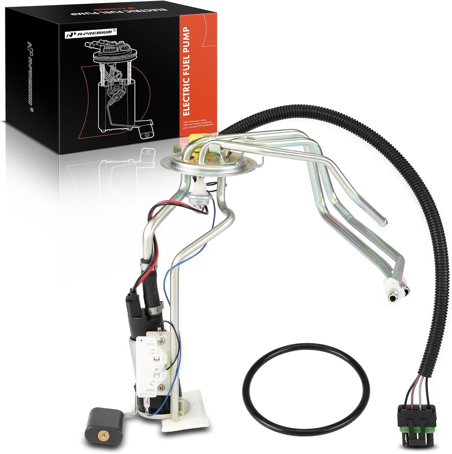 A-Premium Electric Fuel Pump Assembly with Sending Unit Compatible with Chevy Celebrity 1989 & Buick Century 1989-1992 & Oldsmobile Cutlass Ciera & Pontiac 6000, 2.8L 3.1L 3.3L OHV