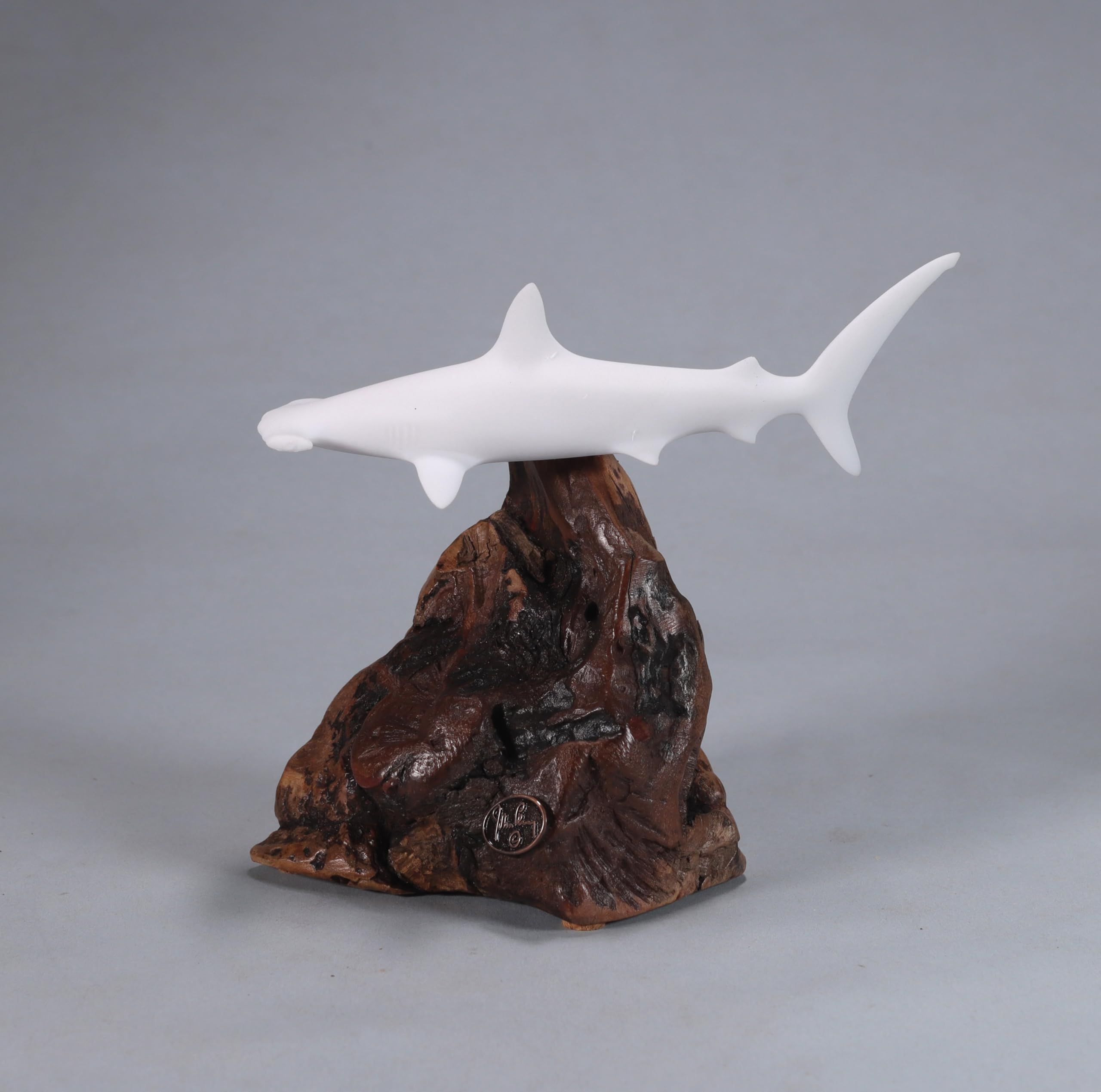 Amazon.com: Hammerhead Shark Sculpture by John Perry 7in Tall