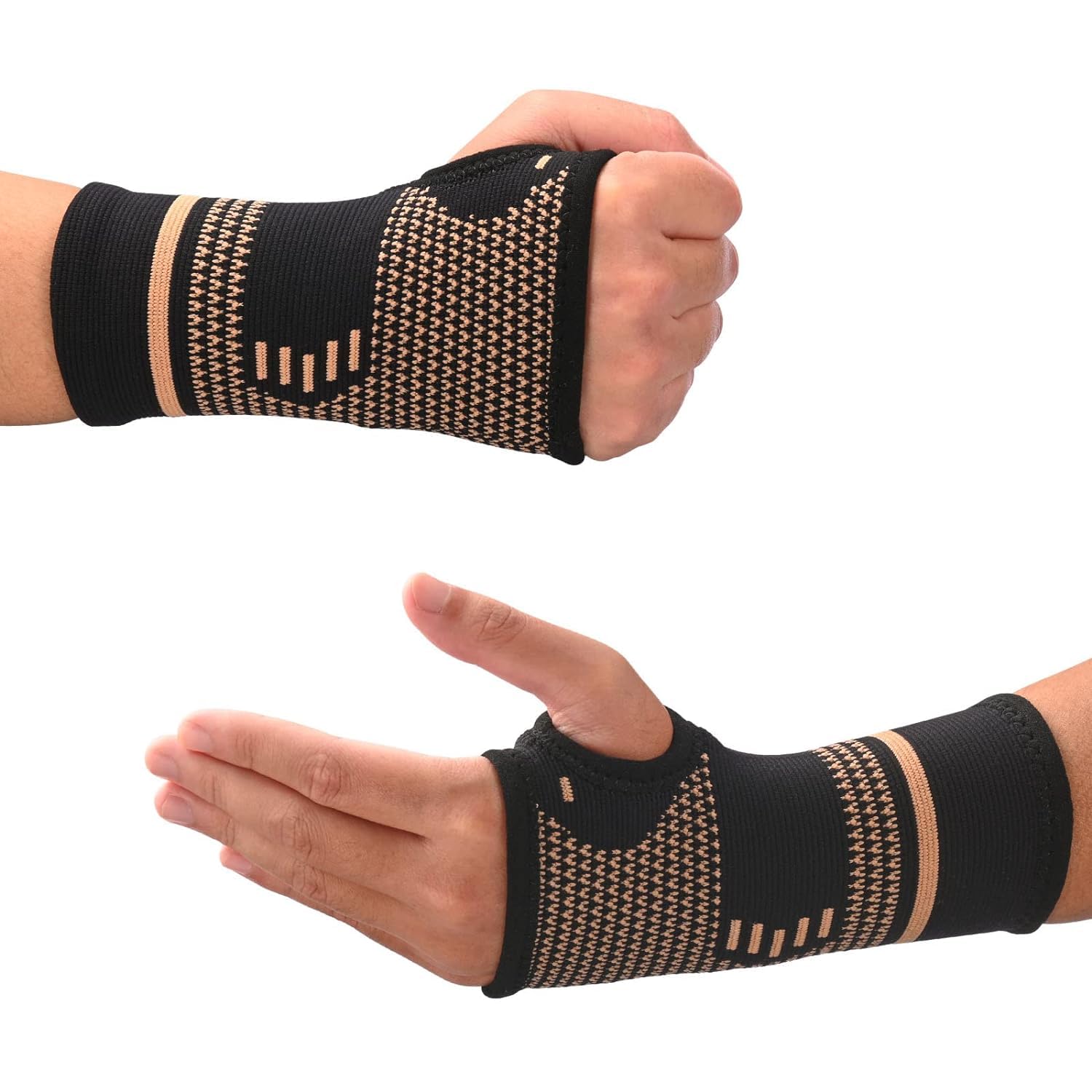 SACHI SPORTS Wrist Compression Sleeves, Comfortable and Breathable for Arthritis, Tendonitis, Sprains, Workout, Carpal Tunnel, Wrist Support for Women and Men (L) (B0D23152FT) Amazon Price History, Amazon Price Tracker