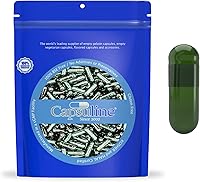 Vista 10 de Capsuline Size 00 - Clear Empty Vegan Capsules - 5000 Count - Empty Veggie Pill Capsules - DIY Vegetable Capsule Filling - Empty Caps - Kosher and