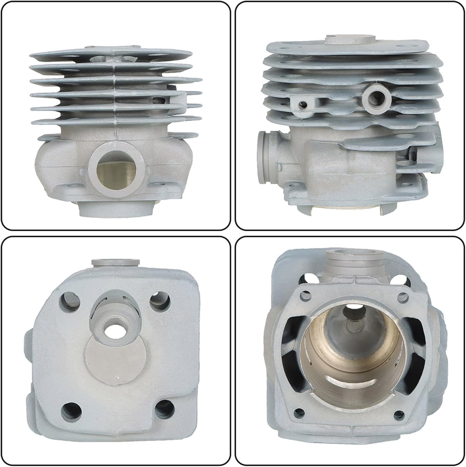 munirater 52MM Big Bore Cylinder Piston Kit Replacement for 365 371 372 372XP Chainsaw with Gasket Replaces 503 93 93-72